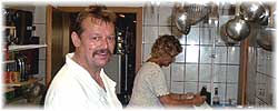 ... bei der Arbeit ...